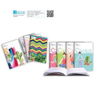[HCM]10 cuốn Tập học sinh Cactus hiệu TaBOOK, 96 trang ĐL70 kẻ ngang (TAB031b)