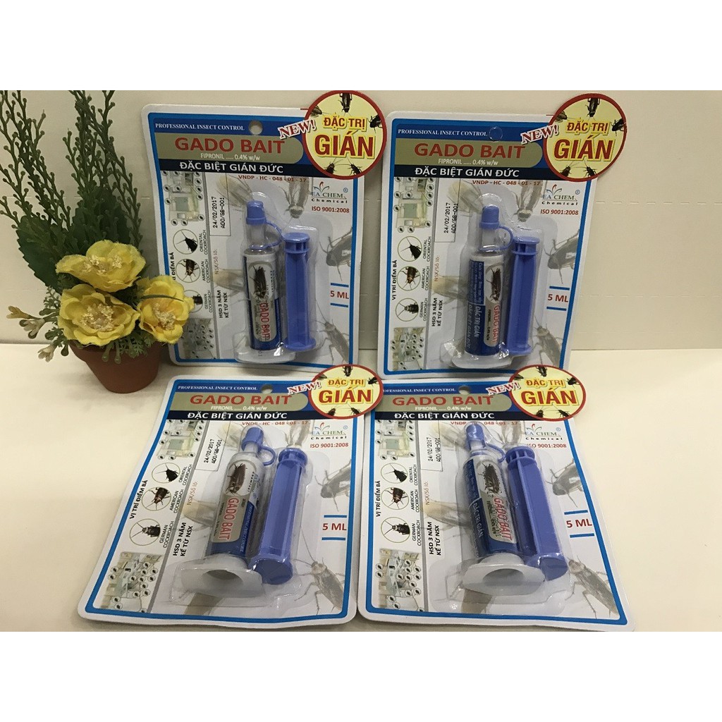 Gado Bait Bã diệt gián Đức xy lanh 5ml