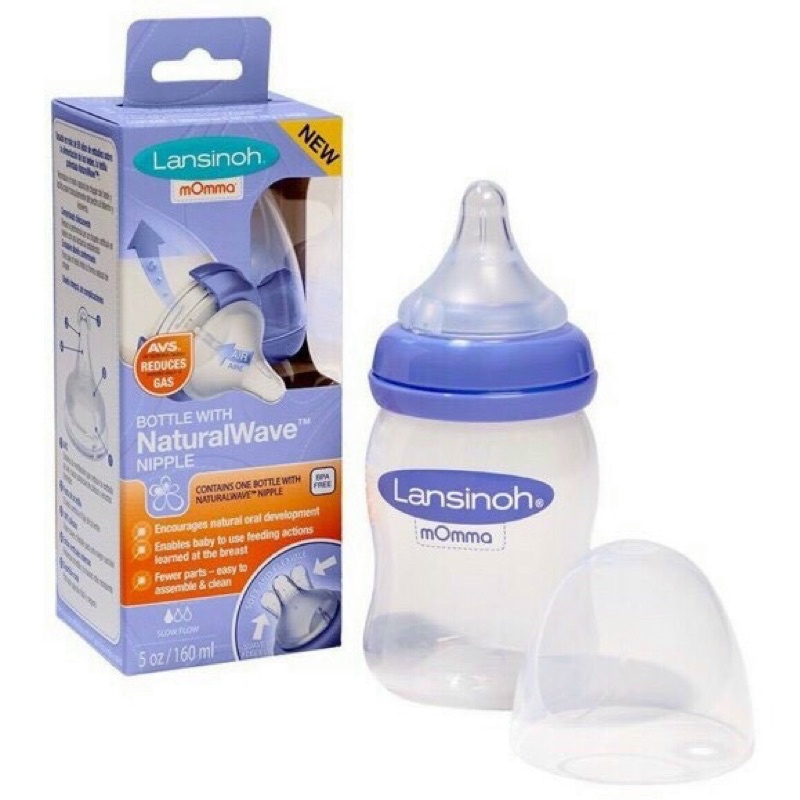 Bình sữa lansinoh 160ml và 240ml