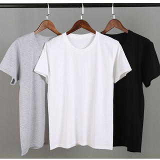 COMBO 3 ÁO THUN FORM RỘNG UNISEX (TRẮNG- ĐEN- XÁM)