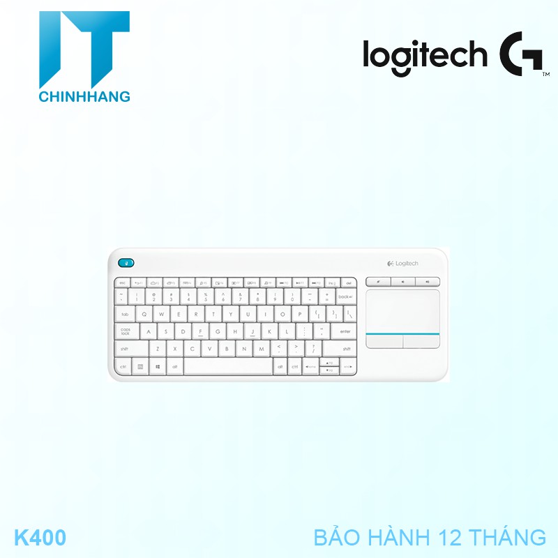 Bàn Phím Không Dây Logitech K400 Plus - Hàng Chính Hãng