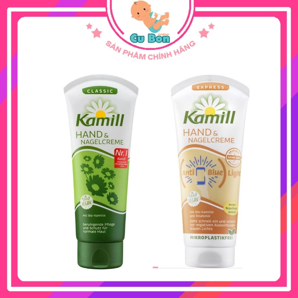 Kem tay dưỡng da tay Kamill HAND &amp; NAGELCREME 100ml của Đức làm dịu da tay mềm mại dịu dàng cấp ẩm chống nẻ cho tay