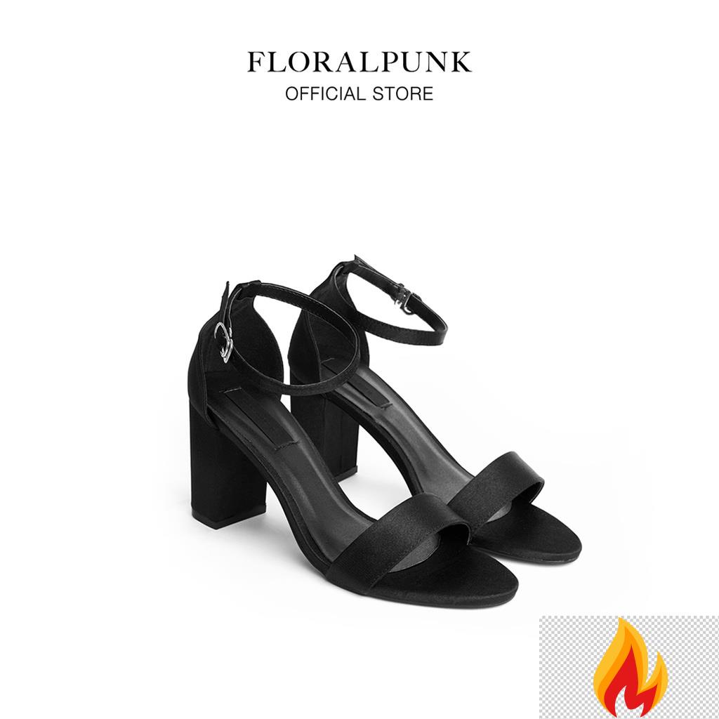 Giày cao gót Floralpunk Strappy Satin Heels 7cm IH8