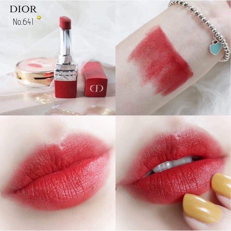 [Mã COS0505 giảm 8% đơn 300K] son dior 641 đỏ nâu