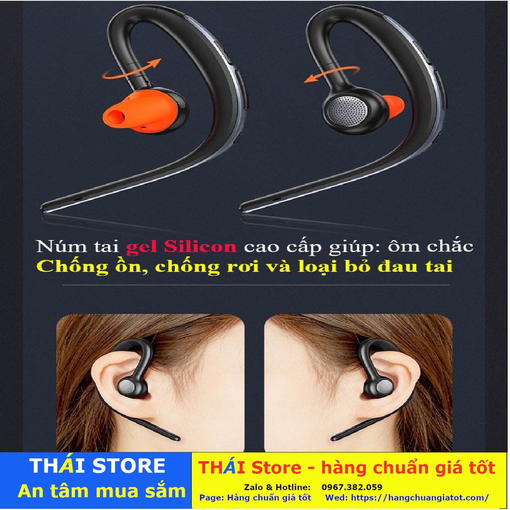 Tai nghe cao cấp Remax, model: RB - T39, tự động kết nối Bluetooth 5.0, chống ồn cực tốt -  -bảo hành 6 tháng