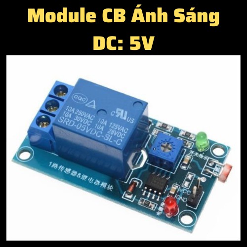 Module cảm biến ánh sáng tích hợp relay 12v [Đủ loại]