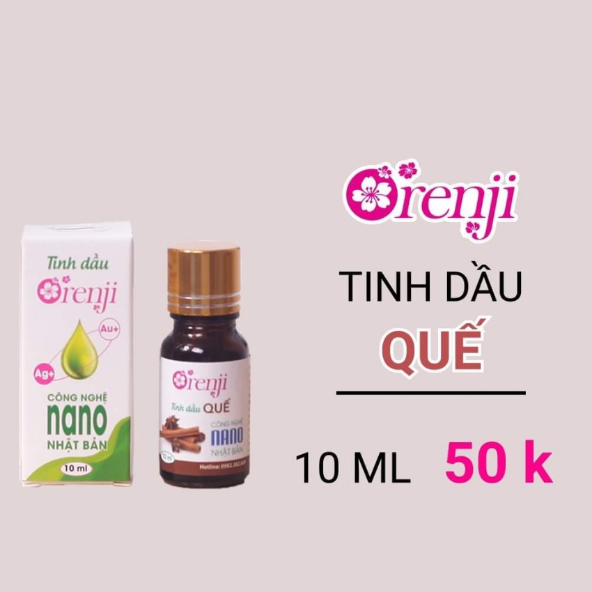 Tinh dầu thiên nhiên Orenji 10ml dùng cho máy khuếch tán, thơm phòng, tự chọn mùi