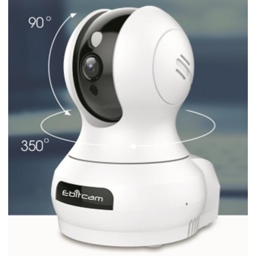 Camera IP Wifi 3MP EBITCAM E3 có chức năng Zoom 8X hỗ trợ truy cập 1000 user cùng lúc - kèm thẻ nhớ tùy chọn