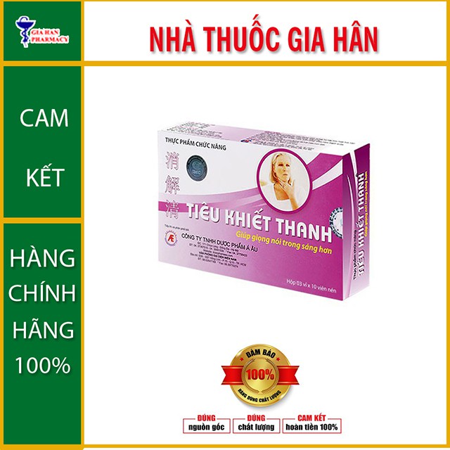 Tiêu Khiết Thanh – Hỗ Trợ Điều Trị Và Phòng Ngừa Viêm Thanh Quản