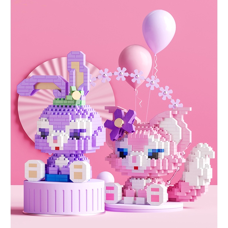 Mô hình lắp ráp nhân vật hoạt hình đáng yêu cho bé - Lego nhân vật hoạt hình 3D