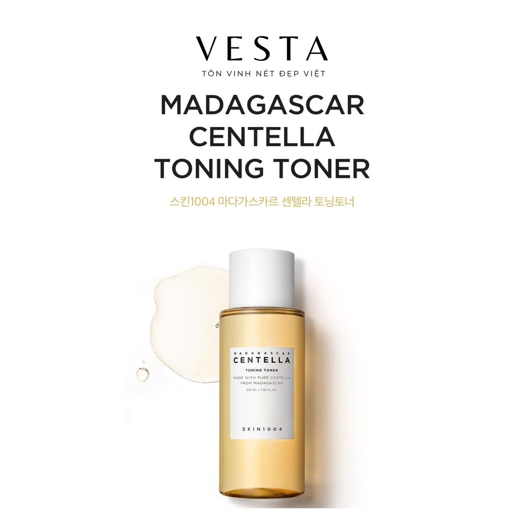 Nước Hoa Hồng Skin1004 Toner Rau Má Dịu Nhẹ Madagascar Centella Toning 210ml