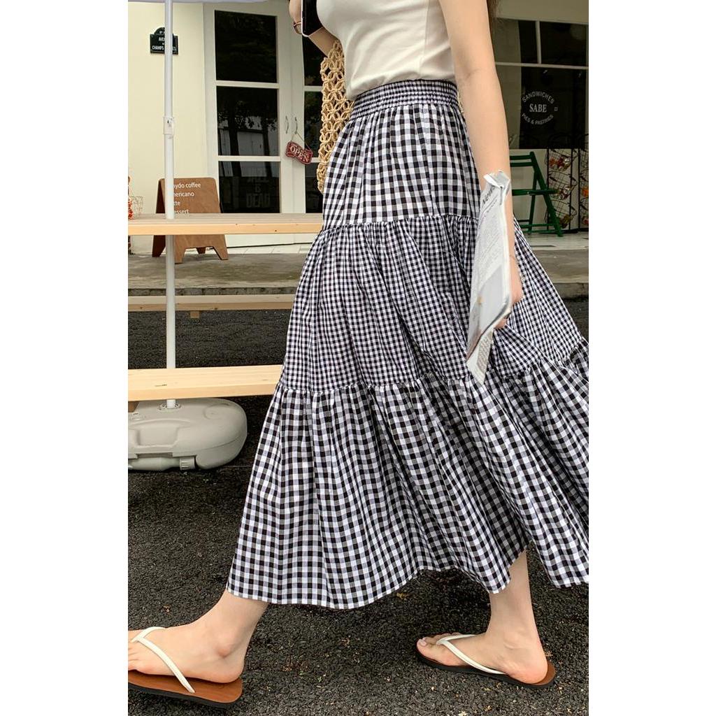 63512 Váy Kẻ Sọc Lưng Thun Mùa Hè