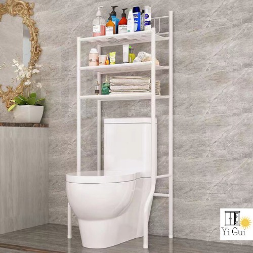 Kệ để đồ sau toilet, Kệ sau bồn cầu thẩm mỹ tiện lợi, tiết kiệm không gian