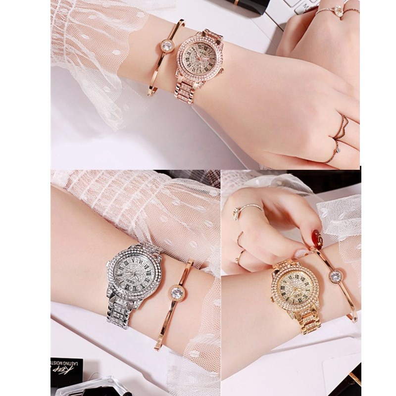 Đồng hồ đeo tay GEDI 2945 thời trang bằng thép cho nữ