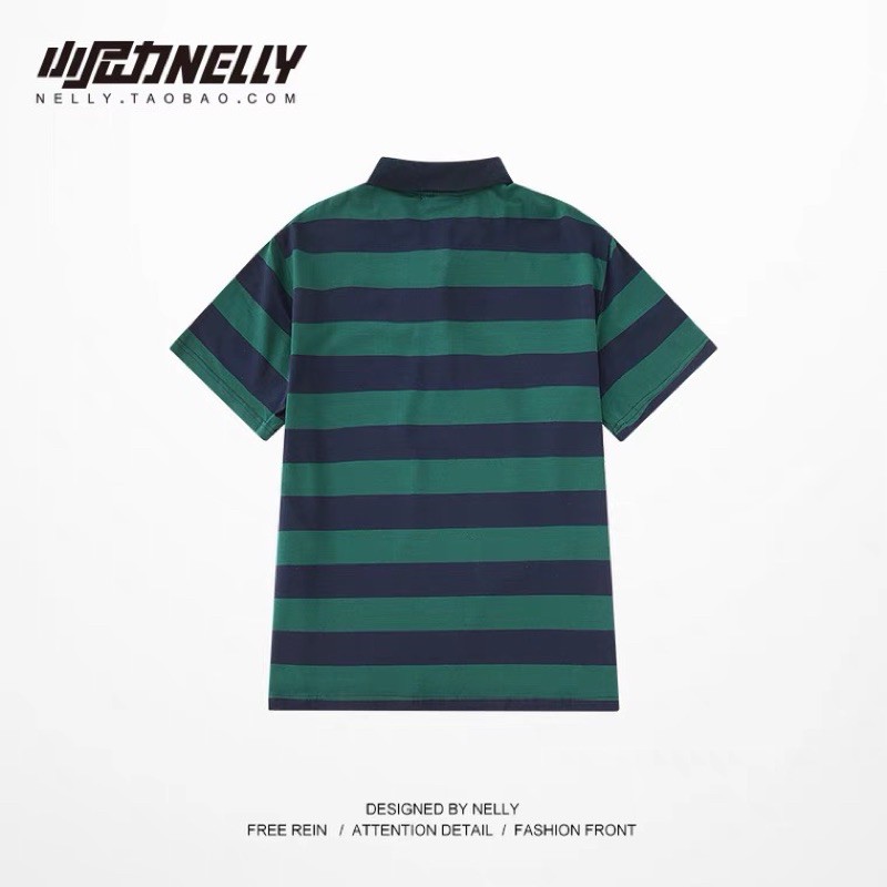 Áo polo nelly  dáng unisex form rộng 39