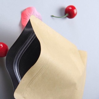Túi zip giấy kraft đáy đứng