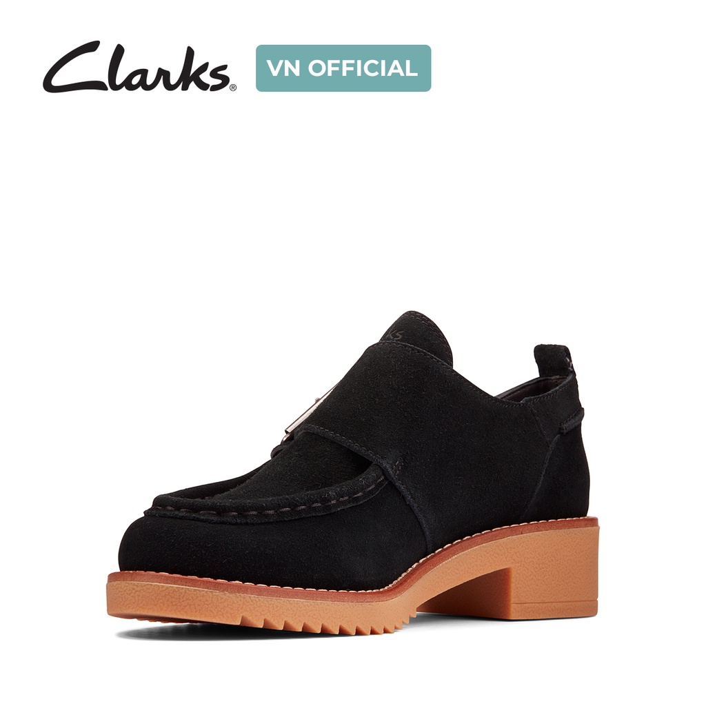 Bốt thời trang nữ CLARKS Eden Mid Monk màu đen