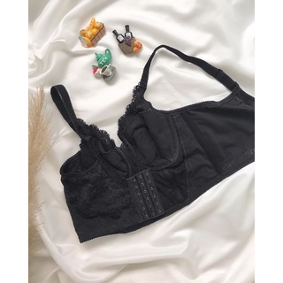 Áo corset đen 2hand(C85)