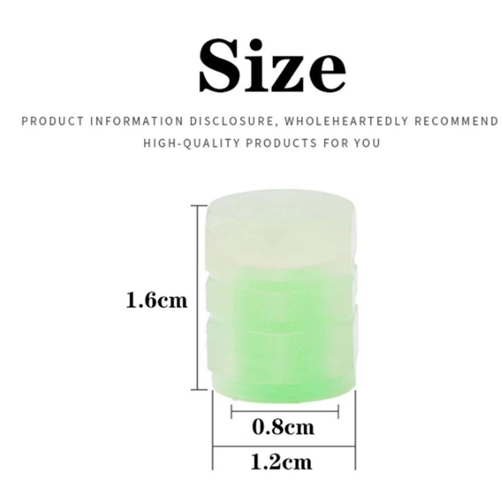 Set 4 Vỏ Van Bánh Xe Dạ Quang Thông Dụng