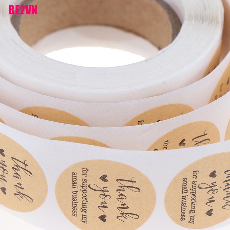 Cuộn 500 Nhãn Dán In Với Cảm Ơn