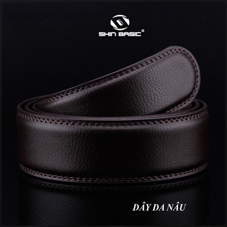 [DÂY DA THẮT LƯNG] Dây Thắt Lưng, Nịt Nam Da Bò Cao Cấp ShinBasic 3.5CM SHINBELTS01