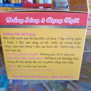[ Chính Hãng] Kem Dưỡng 10 Vip Hồng Sâm 30g.