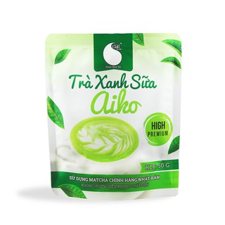 Bột trà xanh sữa, sử dụng matcha Nhật Light Tea - Gói 50g