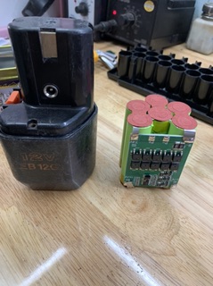 Khối pin máy bắn vít nội địa