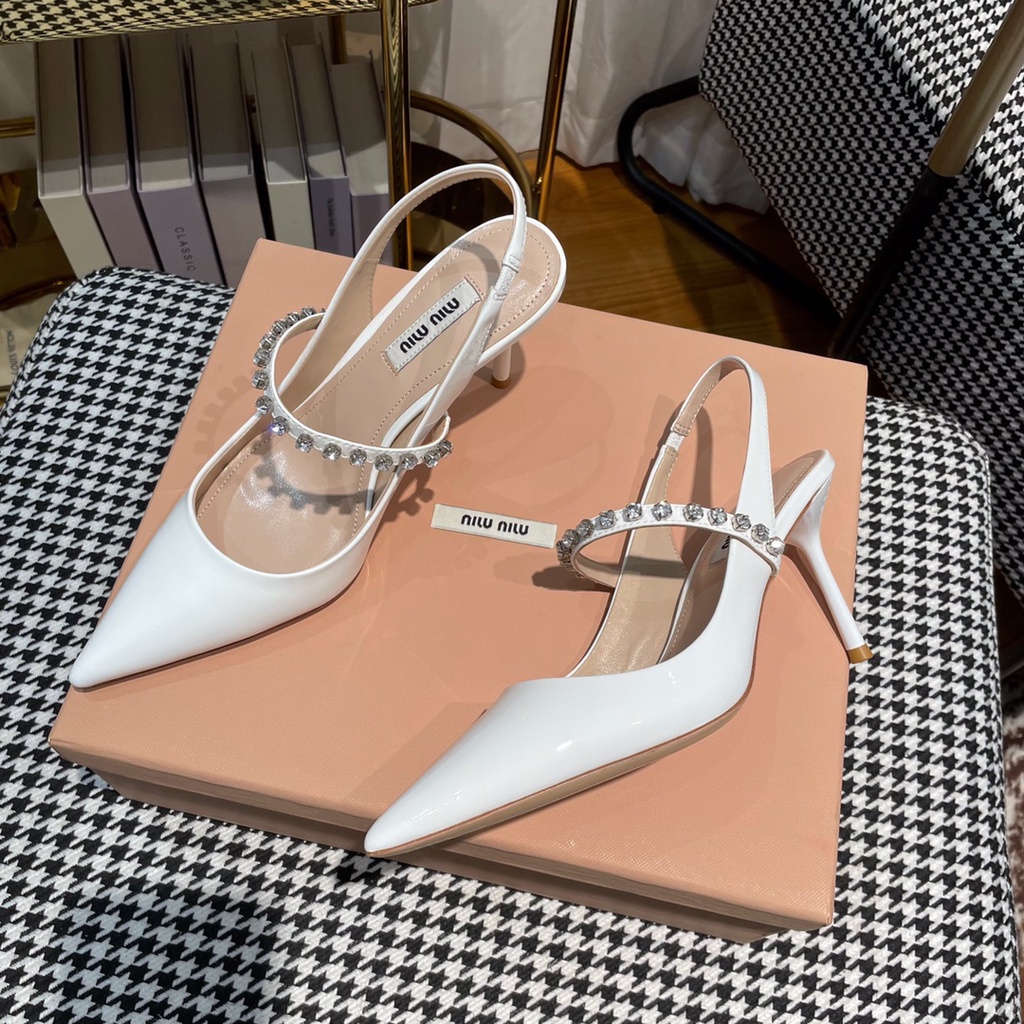 Giày Cao Gót 6cm Chất Liệu Da Phong Cách Công Chúa