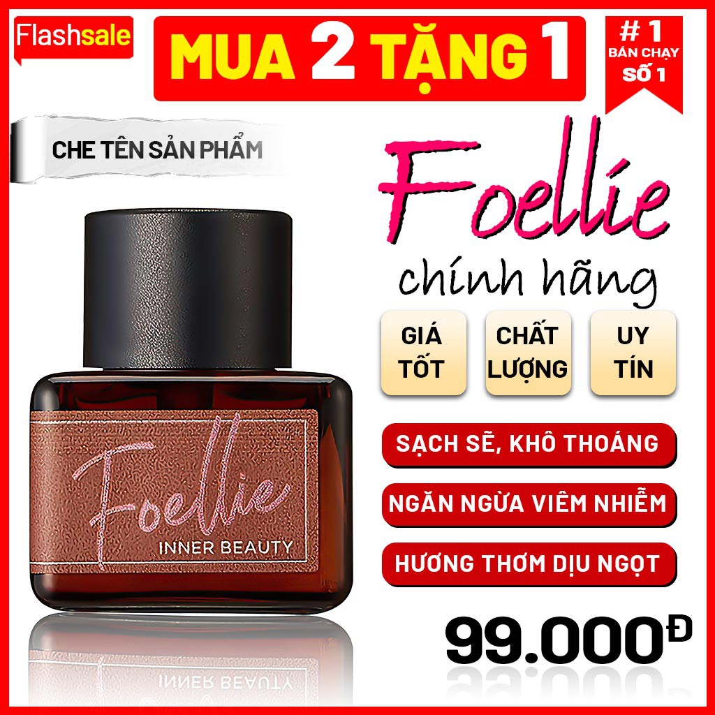 [ NHẬP MÃ JUNM99 ] Nước Hoa Vùng Kín Foellie 💟 Giảm 40% 💟 Nhẹ Nhàng 💥 Tinh Tế 💥 Chính hãng Hàn Quốc 
