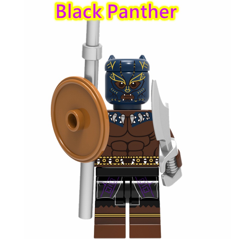 Bộ Đồ Chơi Lắp Ráp Mô Hình Nhân Vật Black Panther