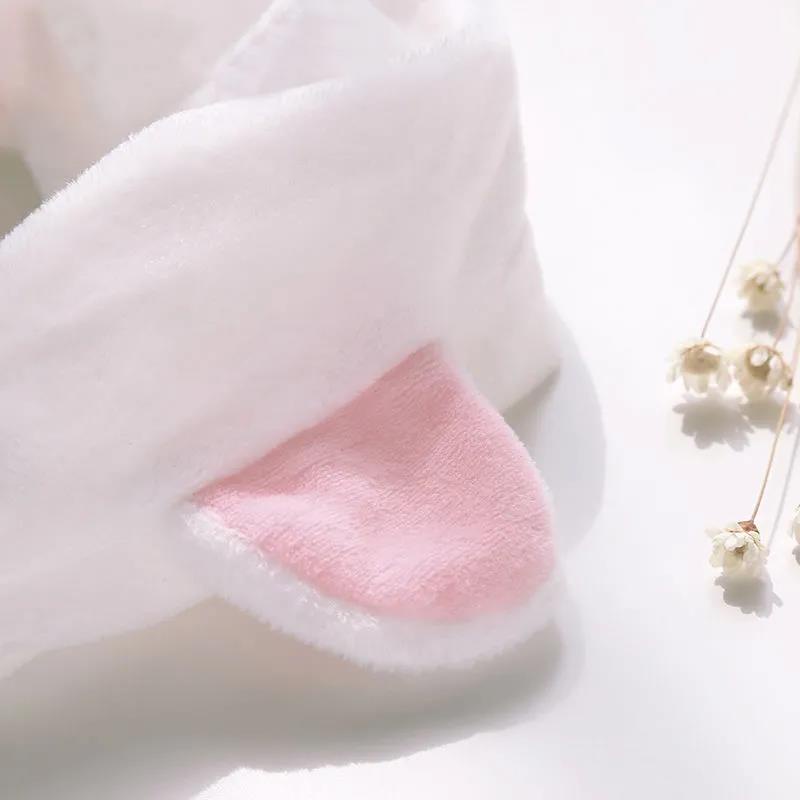 Băng Đô Vải Nhung Co Giãn Thiết Kế Tai Thỏ Đáng Yêu-LO-122