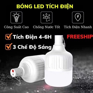 Bóng Tích Điện Bóng Đèn Tích Điện Đa Năng Kèm Móc Treo Tiện Lợi Đèn Led Chiko