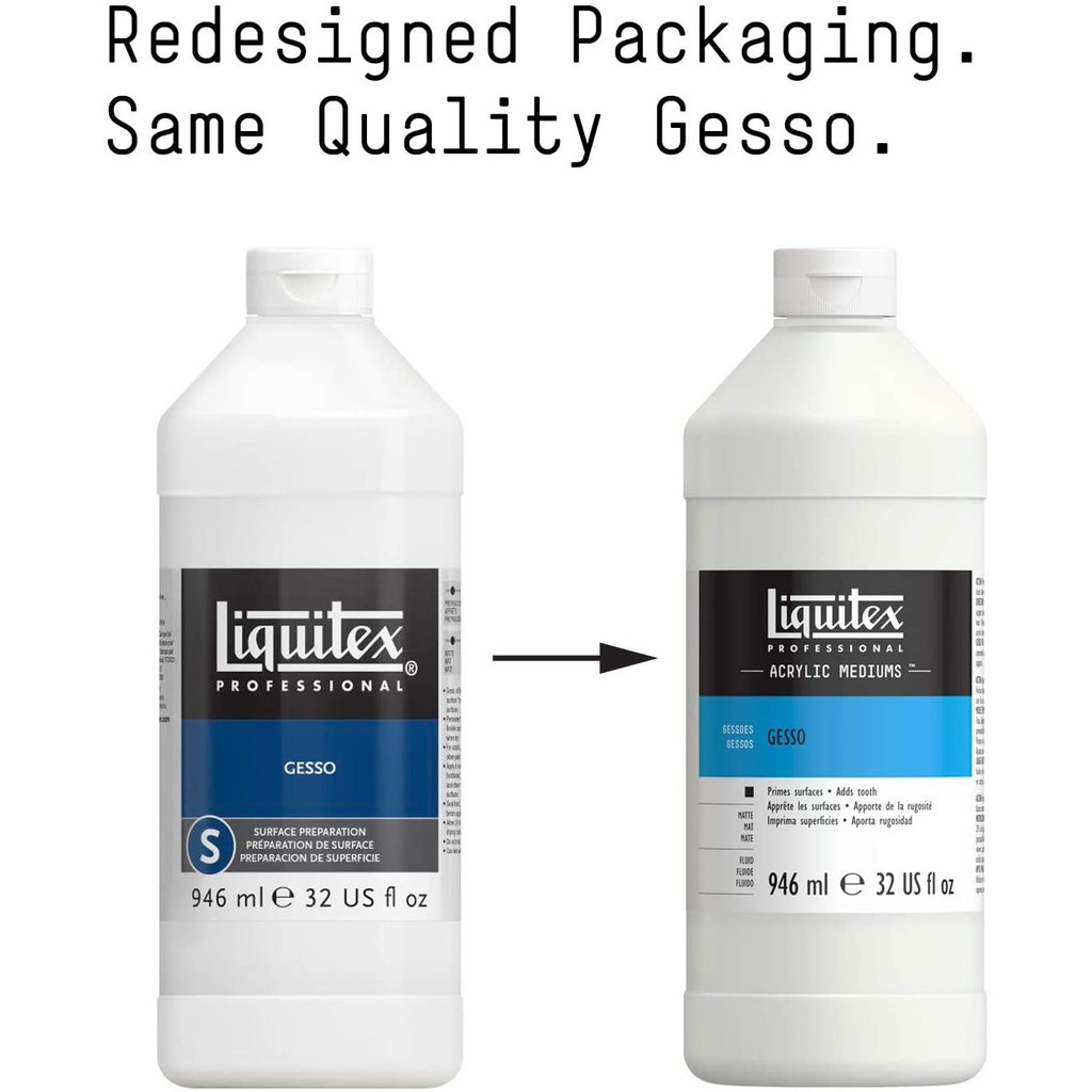 Sơn lót nền cao cấp màu trắng Liquitex Professional Acrylic Mediums Gesso