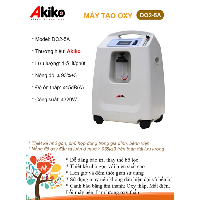 Máy tạo oxy 5lít/phút AKIKO DO2-5A