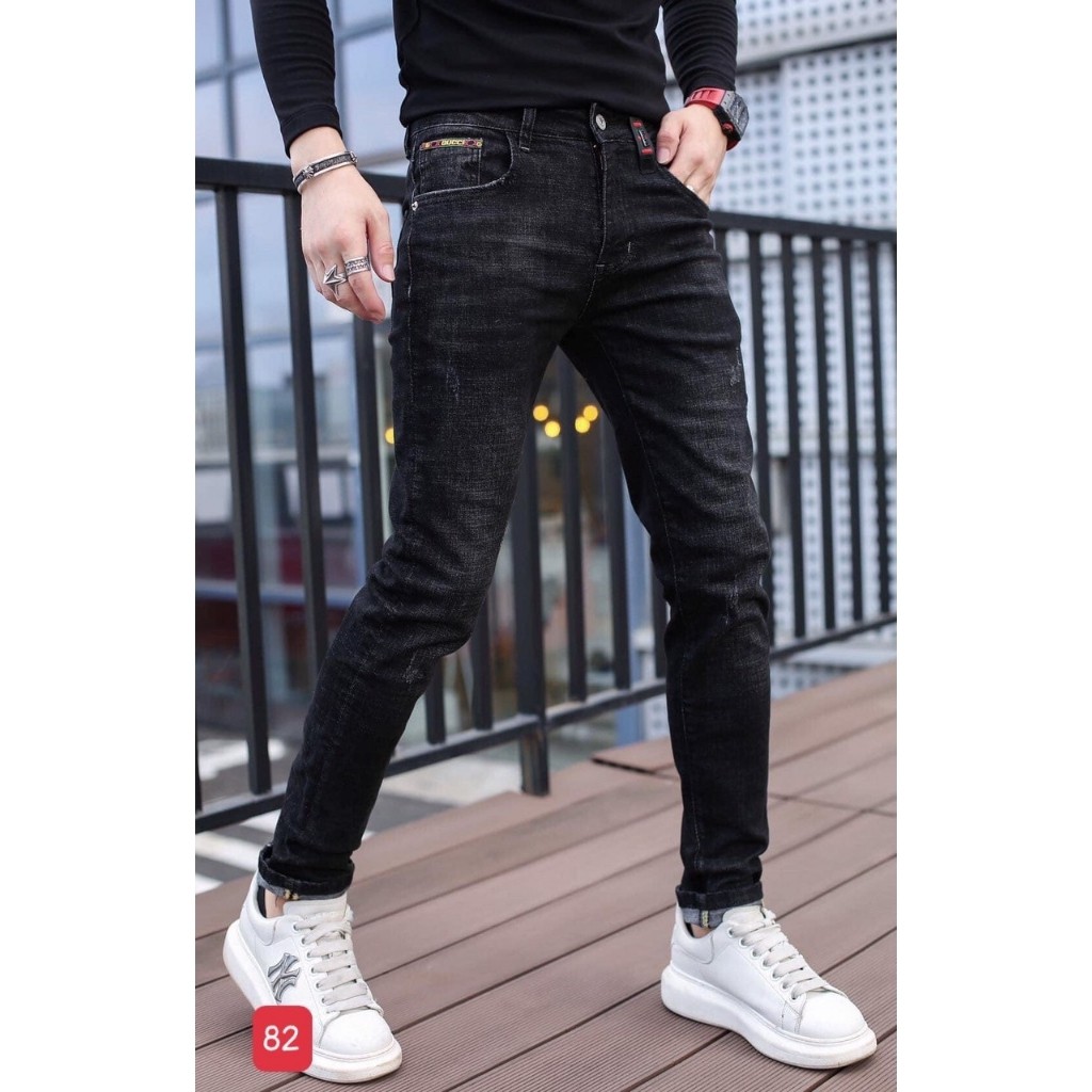 Quần Jean Nam Chất Bò Cao Cấp AD82 Trẻ Trung Thời Trang