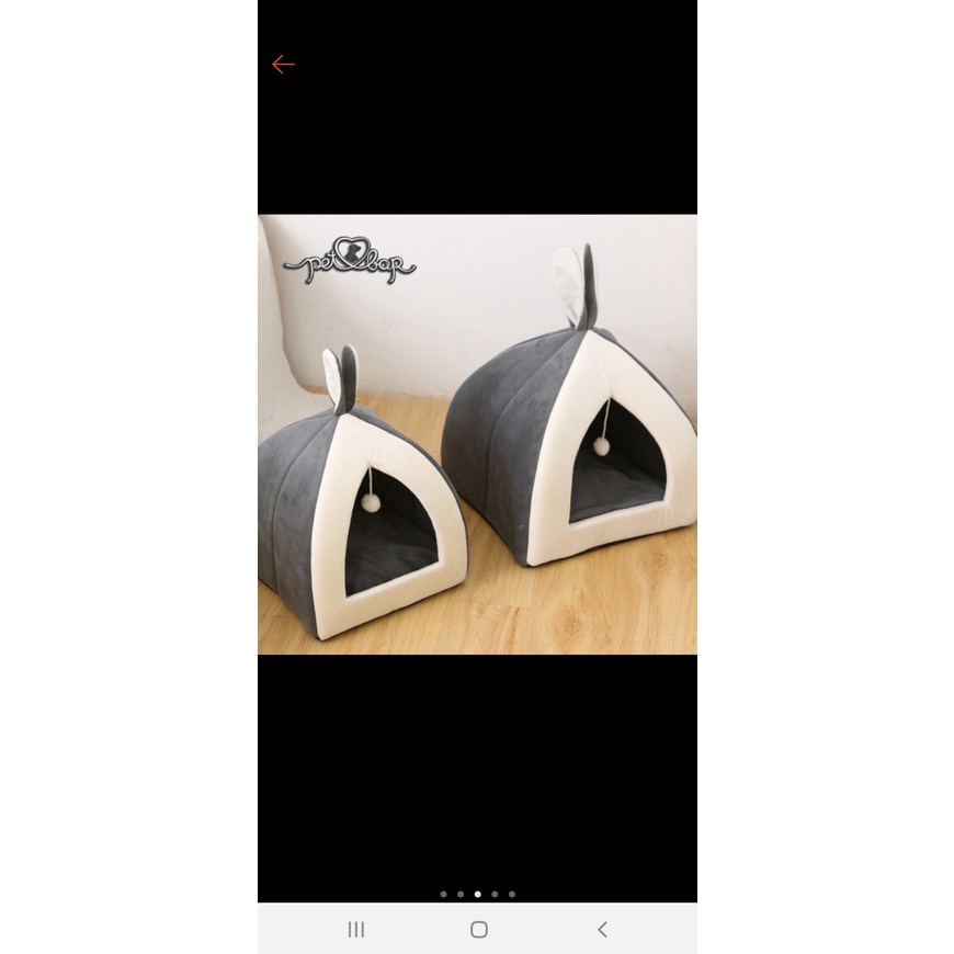 Chuồng chó mèo thú cưng, nhà lồng, đệm ổ ngủ tai thỏ, nệm tháo rời