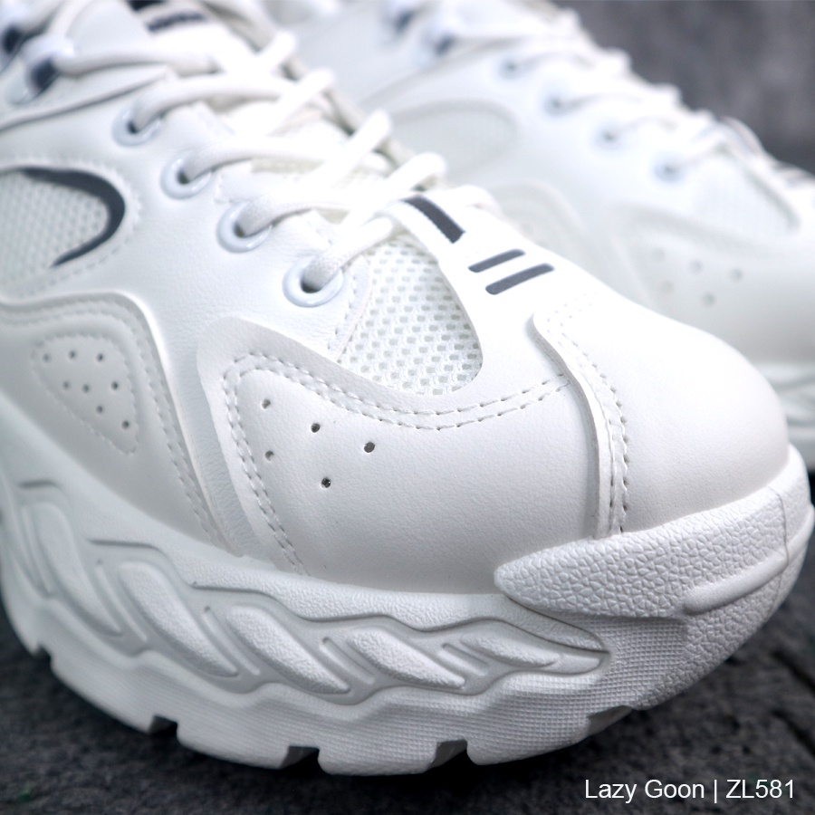 🔔 Nhập mã giảm giá 🇰🇷Giày Thể Thao Sneaker Trắng phản quang phiên bản Hàn Quốc ZL581