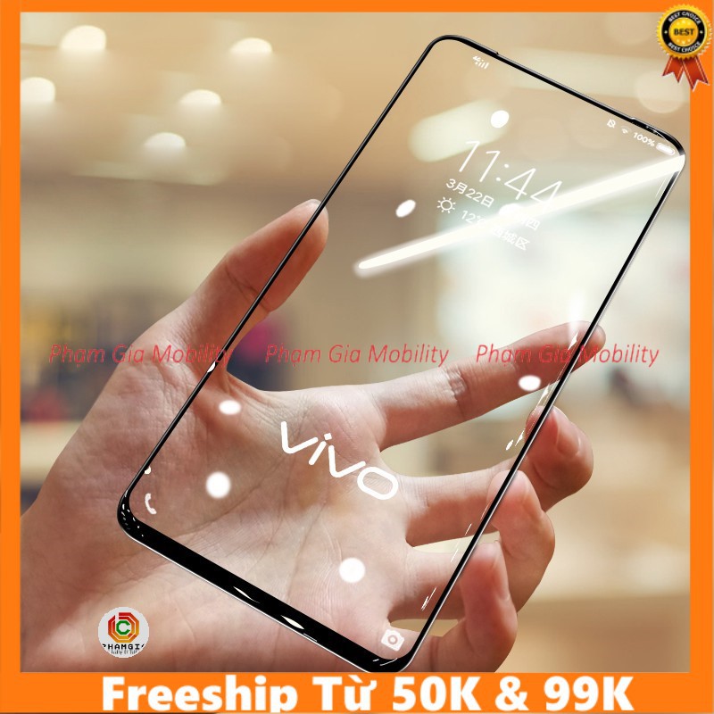 (có video) Kính cường lực Vivo v17pro (v17 pro) full màn hình, chuẩn đẹp