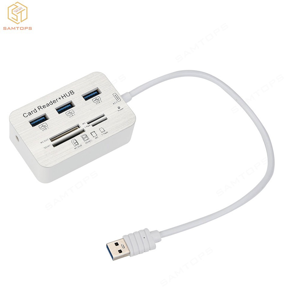 Bộ Chia 3 Cổng Usb 3.0 Hub 2.0 Cho Pc/Tf