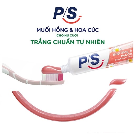 Kem Đánh Răng P/S Muối hồng &amp; Hoa cúc 180g