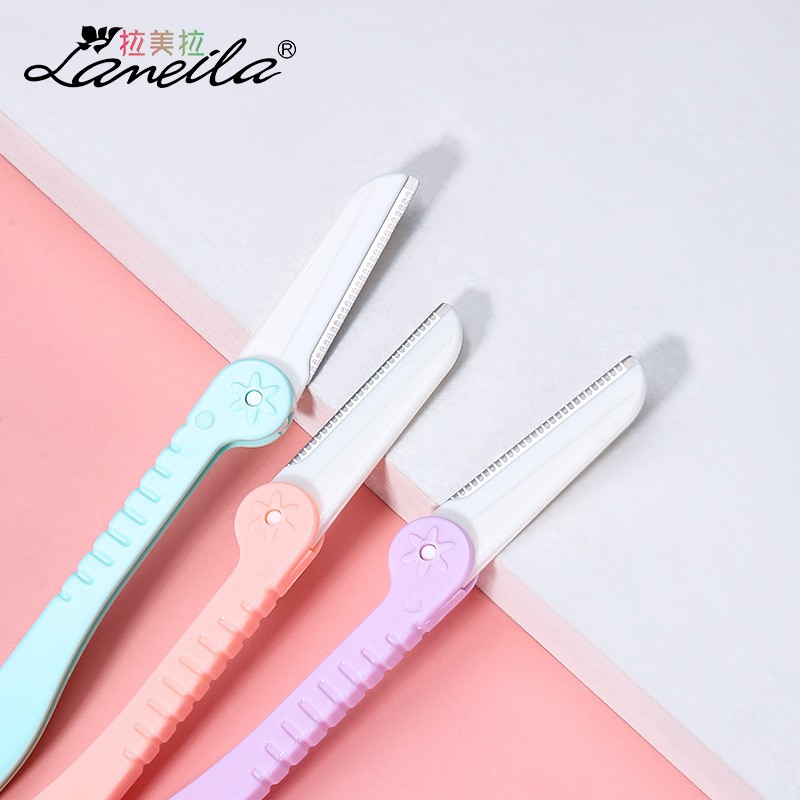 [ Set 3 Cây] Dao Cạo Lông Mày LaMeiLa Mảnh Sắc Tỉa Được Nhiều Kiểu Lông Mày
