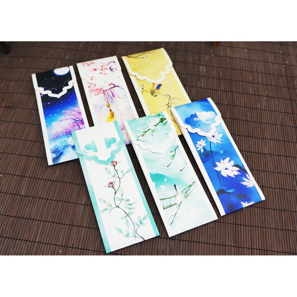 Bookmark dạ quang bookmark cổ trang tuyệt đẹp đánh dấu trang sách