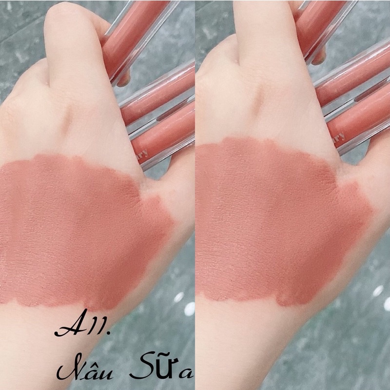 Son màu Nâu sữa, son không chì, siêu mềm môi, màu chuẩn