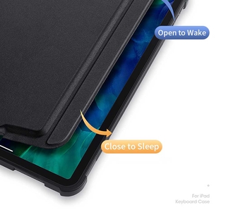 Xumu Multifunction Magnetic Wireless Bluetooth Split Trackpad Keyboard LED light Backlit Backlight Case Compatible For Pad Pro 11 12.9 10 10.5 10.2 8th 9th Gen Air 3 2 9.7 Air 5 4 4th Gen 10.9 2022 2020 2018 2021 Detachable Anti-Drop Pen Slot Holder Cover
