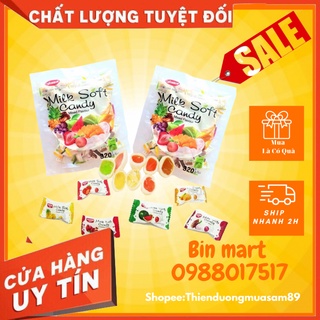 Kẹo dẻo trái cây Milk Soft Candy Thái Lan 8 vị 100 viên