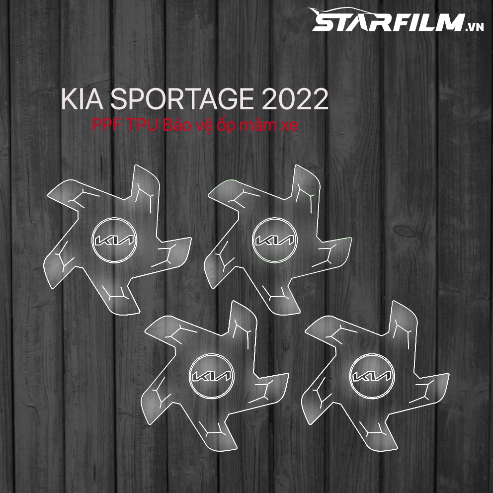 KIA Sportage 2022 PPF TPU bảo vệ mâm xe STARFILM