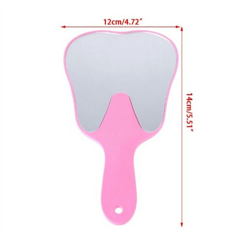 Gương cầm tay hình chiếc răng nhiều màu dùng cho nha khoa/ sử dụng hàng ngày