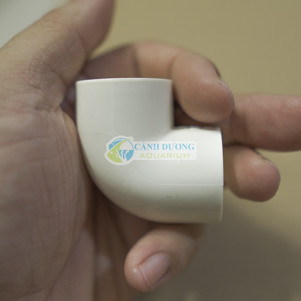 Co 90 độ U-PVC Phi 32-25-20 chuyên dùng cho hồ cá