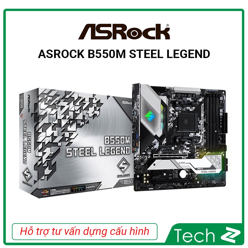 Mainboard ASROCK B550M STEEL LEGEND